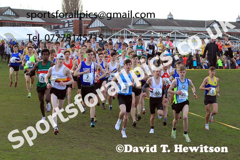 Mens under-20s 2022 Northern Cross Country Champs., Pontefract. Photo: David T. Hewitson/Sports for All Pics